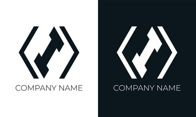 Initial letter i logo vector design template. Creative modern trendy i typography and black colors.