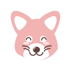 cute fox face