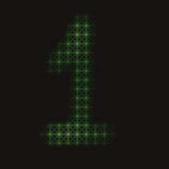 abstract christmas tree