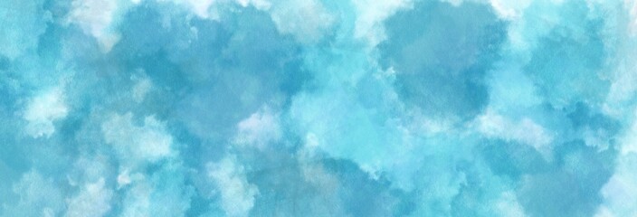 Fototapeta na wymiar Abstract Blue sky Water color background, Illustration, texture for design. Natural Blue sky watercolor background texture, beautiful color. Grunge smog texture art design.