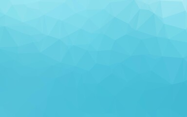 Light BLUE vector triangle mosaic template.