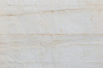 The texture of white paper is crumpled. Background for various purposes.