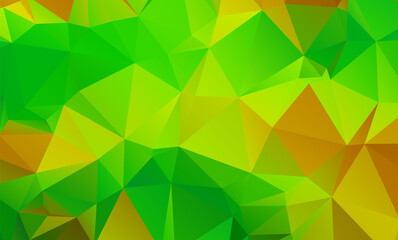 Fototapeta premium low poly geometric green polygonal Mosaic Background, Creative Design Templates