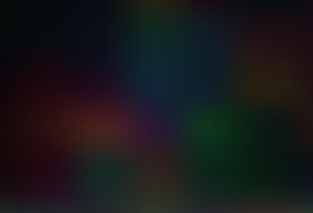 Dark Black vector bokeh pattern.