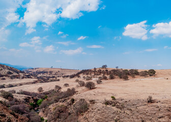 Panoramic landscape of Arcos del sitio, México
