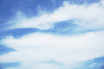 clear Blue sky with white clouds