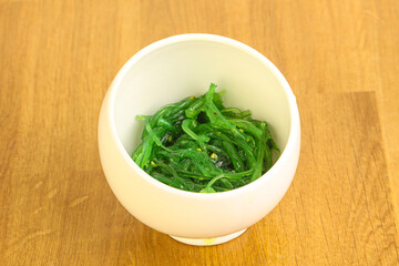 Japanese traditional seaweed salad Chukka