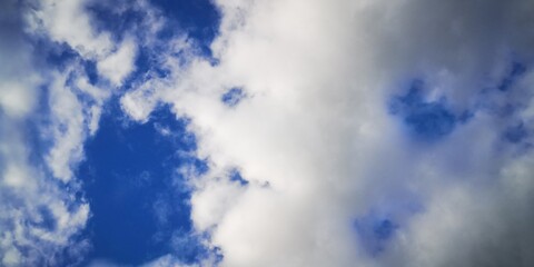 blue sky with clouds