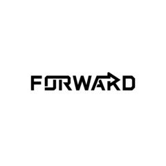 Forward wordmark, business logo design.