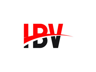 IBV Letter Initial Logo Design Vector Illustration