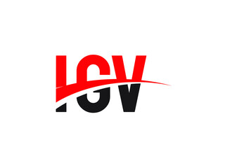 IGV Letter Initial Logo Design Vector Illustration