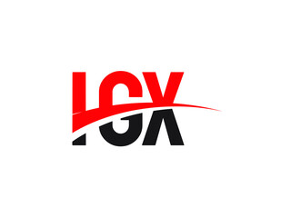 IGX Letter Initial Logo Design Vector Illustration