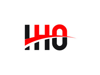 IHO Letter Initial Logo Design Vector Illustration