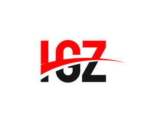 IGZ Letter Initial Logo Design Vector Illustration