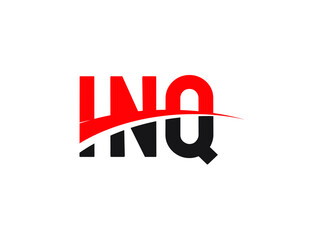 INQ Letter Initial Logo Design Vector Illustration