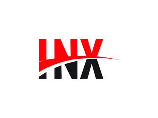 INX Letter Initial Logo Design Vector Illustration