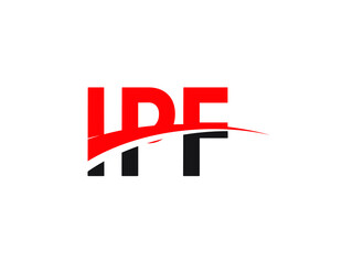 IPF Letter Initial Logo Design Vector Illustration