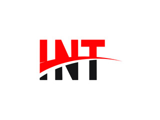 INT Letter Initial Logo Design Vector Illustration