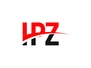 Obraz premium IPZ Letter Initial Logo Design Vector Illustration