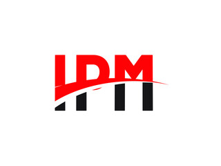 IPM Letter Initial Logo Design Vector Illustration