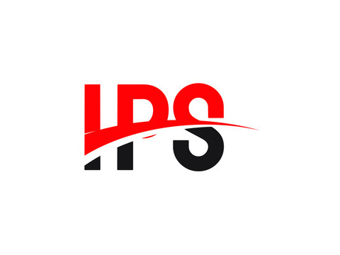 IPS Letter Initial Logo Design Vector Illustration
