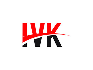 IVK Letter Initial Logo Design Vector Illustration