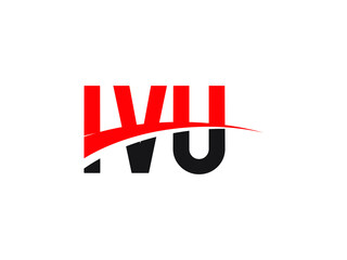 IVU Letter Initial Logo Design Vector Illustration