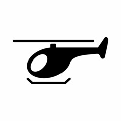Helicopter icon. Simple helicopter transportation icon. High quality and suitable for your design. Flat design vector illustration on a white background.