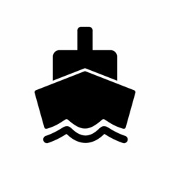 Ship icon. Simple ship transportation icon. High quality and suitable for your design. Flat design vector illustration on a white background.