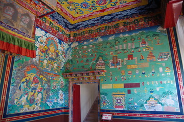 ネパール　カトマンズのコパン僧院