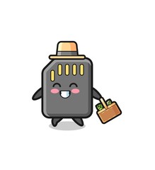 memory card herbalist character searching a herbal