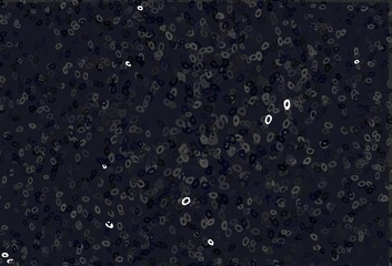 Dark Black vector backdrop with dots.