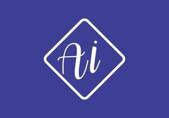 Unique AI initial letter Alphabet