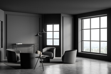 Grey living room idea