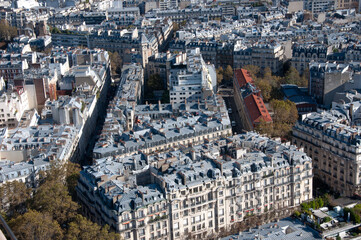 city from the eiffel tower
