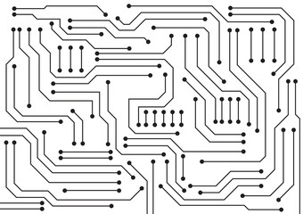 Circuit technology background with hi-tech digital