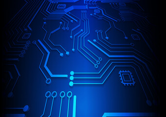 Circuit technology background with hi-tech digital