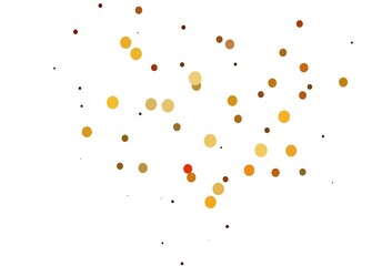 Light Orange vector texture with disks.