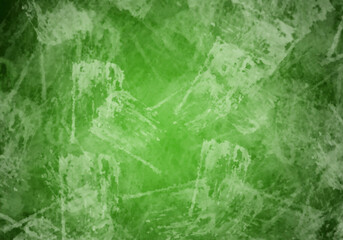 Fondo verde de pared con textura en degradado.