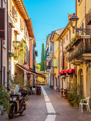 Fototapeta na wymiar Bardolino downtown on Lake Garda