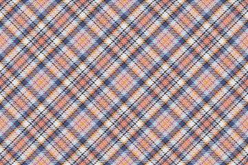 Seamless pattern of scottish tartan plaid. Repeatable background with check fabric texture. Vector backdrop striped textile print.