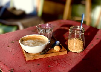breakfast on the table