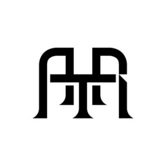 Fototapeta premium letter ART monogram logo identity. Initial ATR logofor brand identity