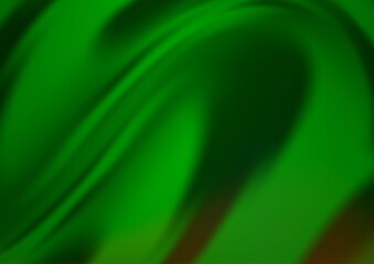 Obraz premium Light Green vector background with bent lines.