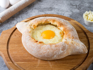 khachapuri in Adjarian Georgian cuisine
