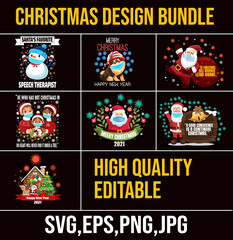 Fototapeta na wymiar Christmas Design bundles