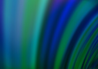 Light BLUE vector background with bent ribbons.