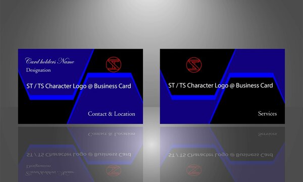 Character Logo @ Business Card Template
