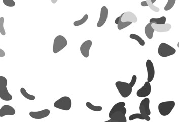 Light Silver, Gray vector backdrop with abstract shapes.