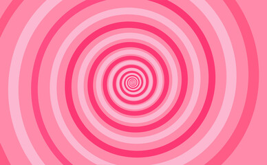 Colorful spiral background. Hypnotic, dynamic vortex. Vector illustration